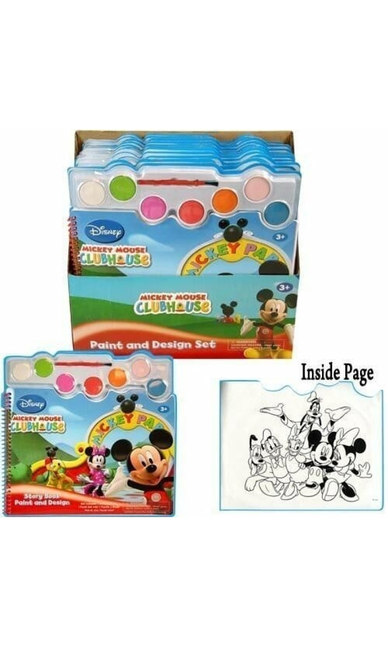 Mickey Mouse Clubhouse Story Book Paint Book (Soiled Product)