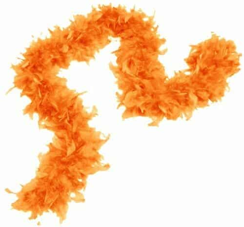 Feather Boa Orange Adult Size - 2m