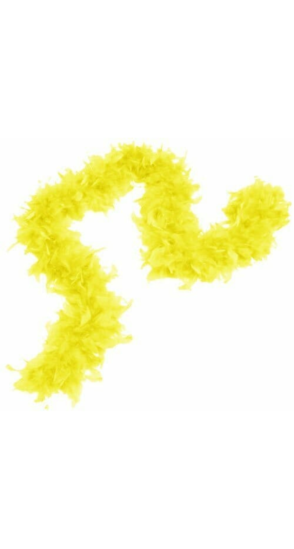Feather Boa Yellow Adult Size - 2m