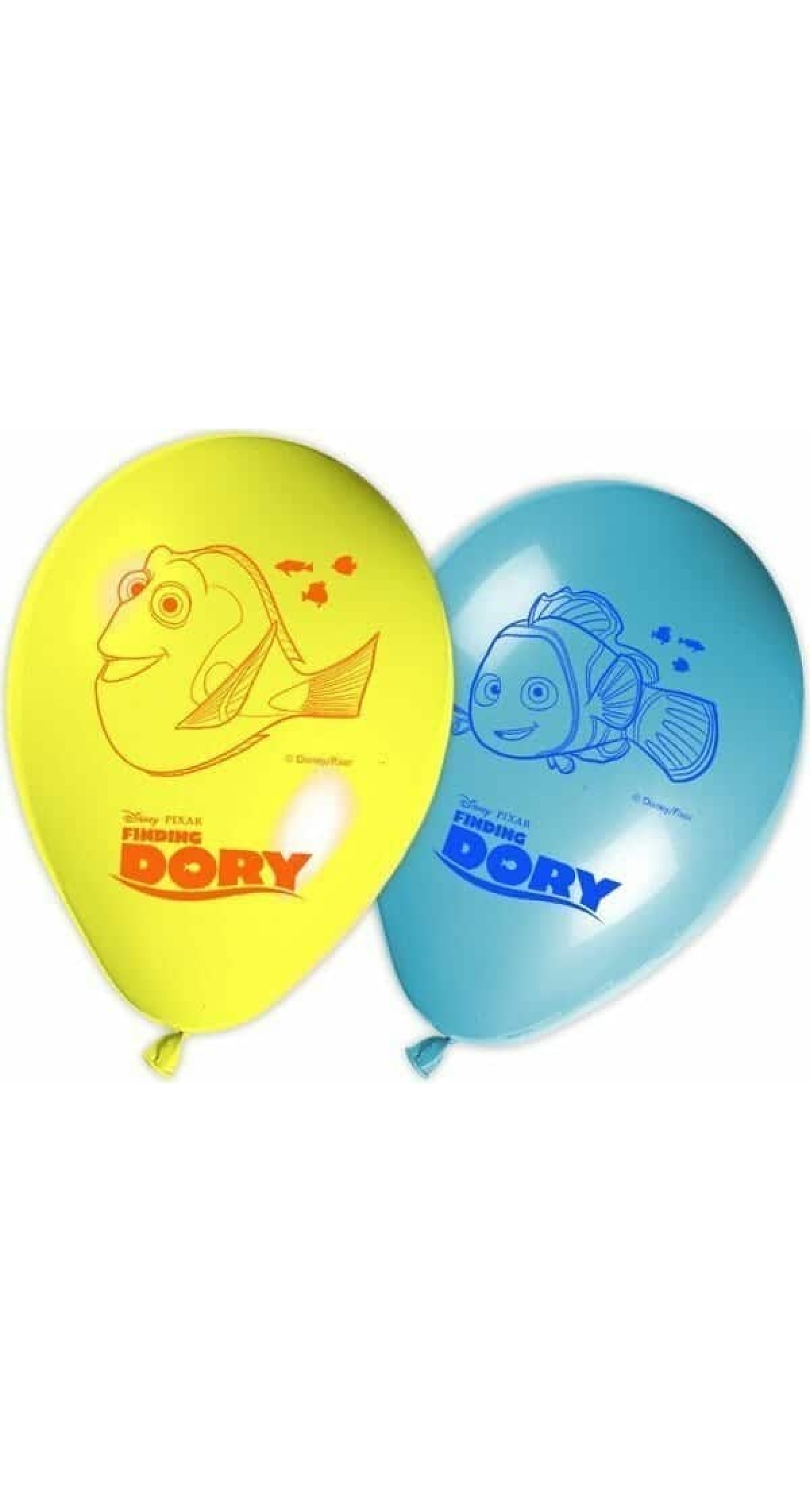 Finding Dory 11 inches Printed Balloons - 8pk