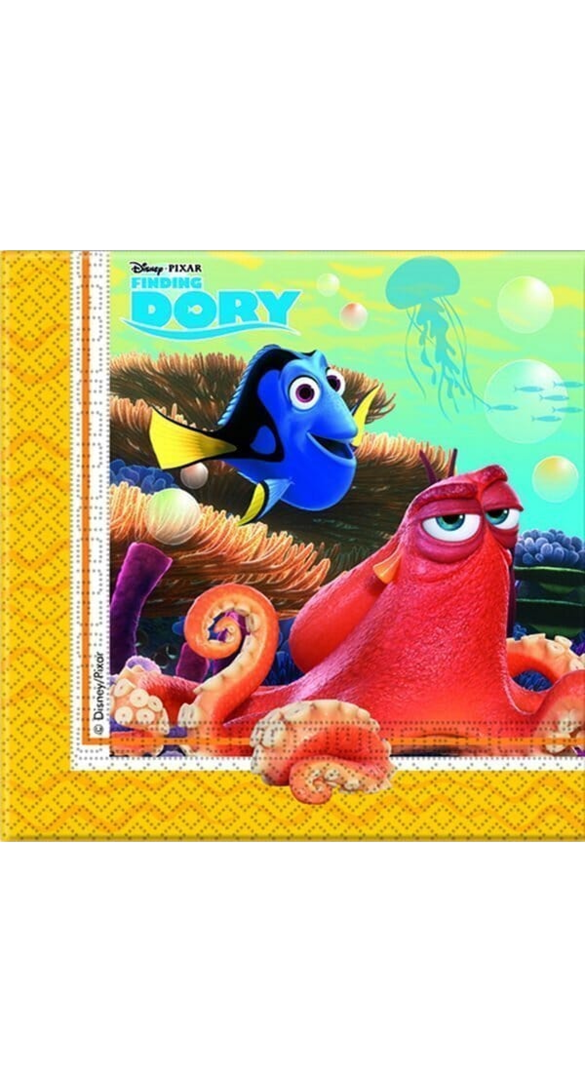 Finding Dory Two-ply Paper Napkins 33x33cm  - 20pk