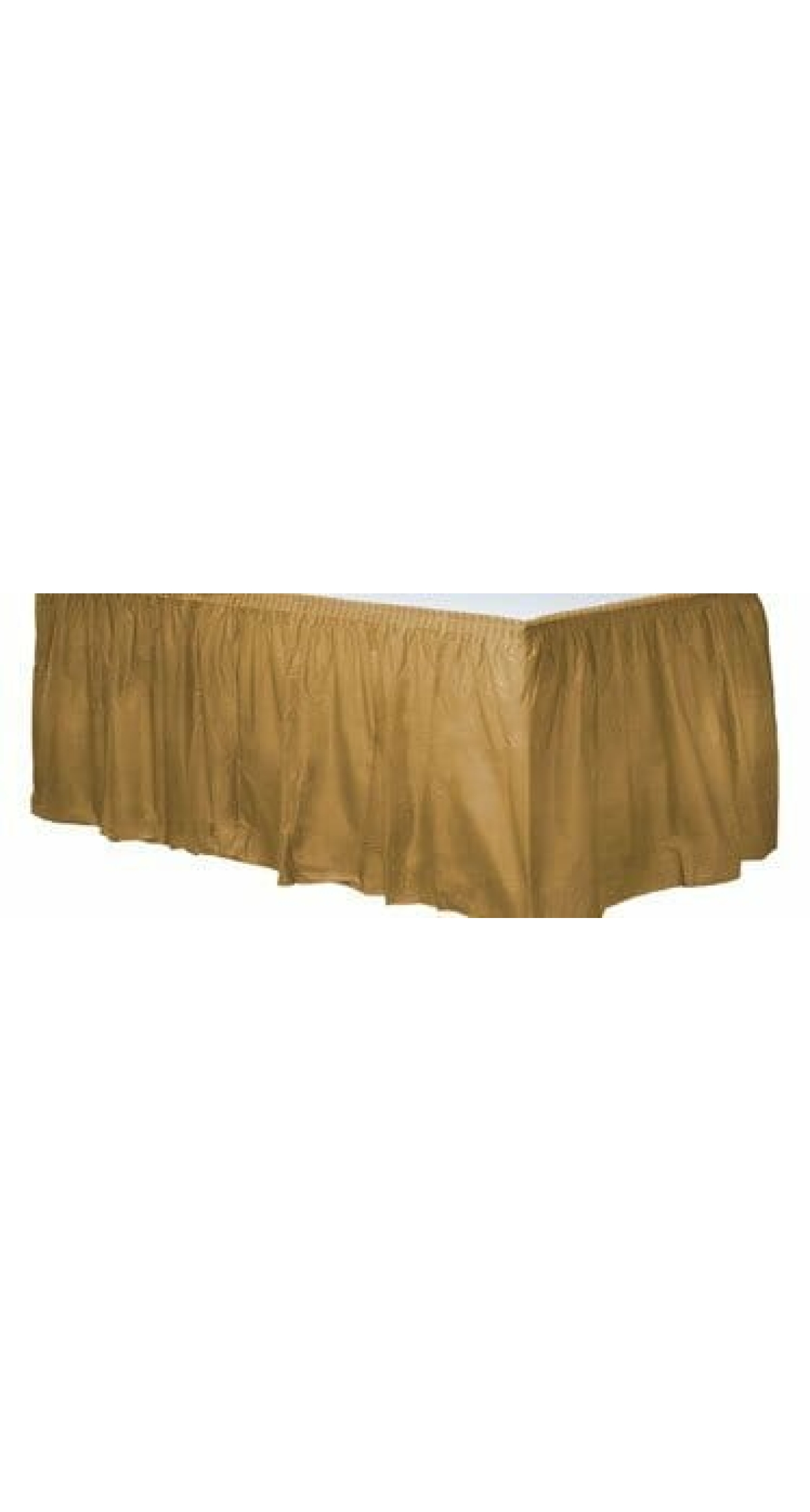 Gold - Plastic Table Skirt 426 x 73cm