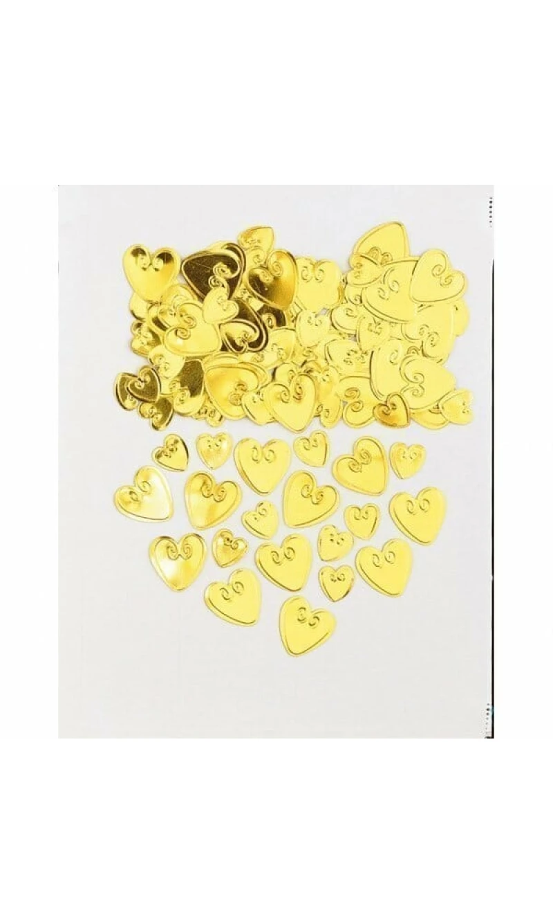 Confetti Loving Hearts Gold - 14g