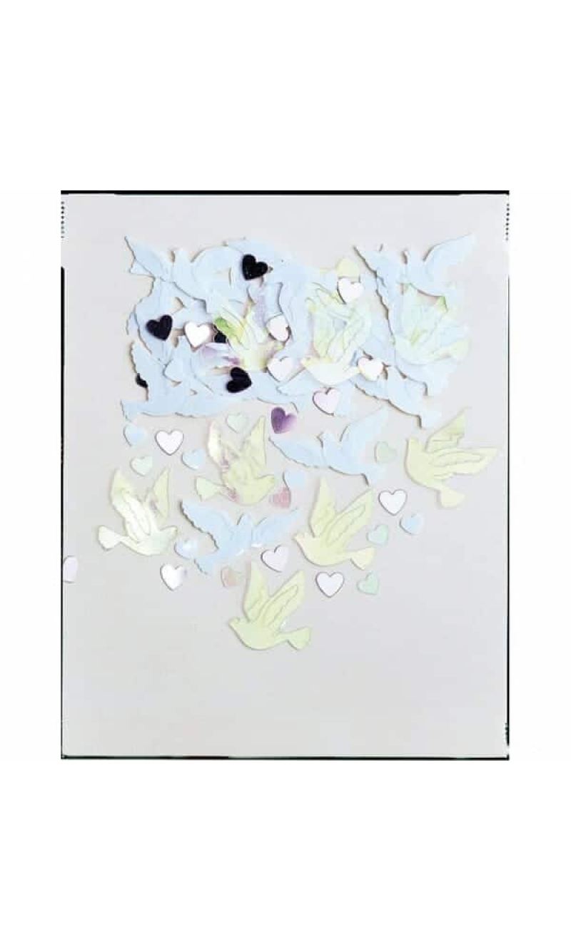 Confetti Wedding Doves Metallic - 14 g