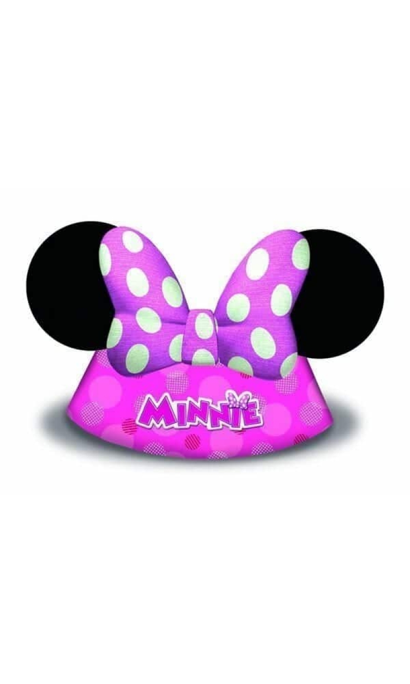 Minnie Happy Helpers Die-cut Hats  - 6pk