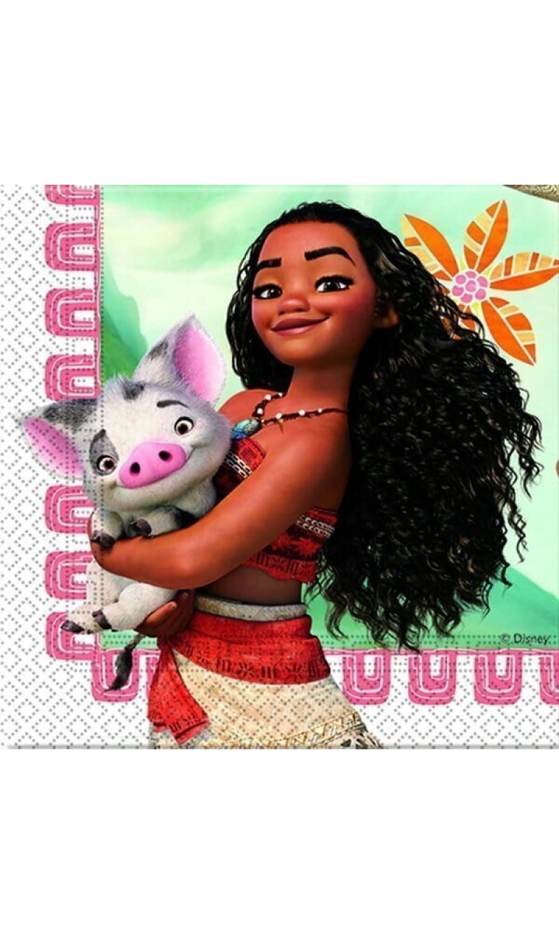 Moana Two-ply Paper Napkins 33x33cm  - 20pk
