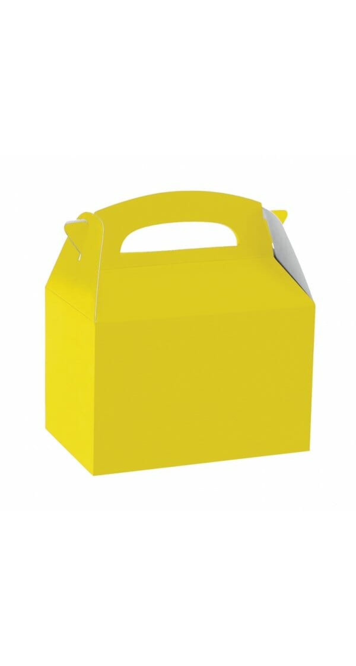 Sunshine Yellow Party Boxes - 20cm x 15cm x 9.5cm