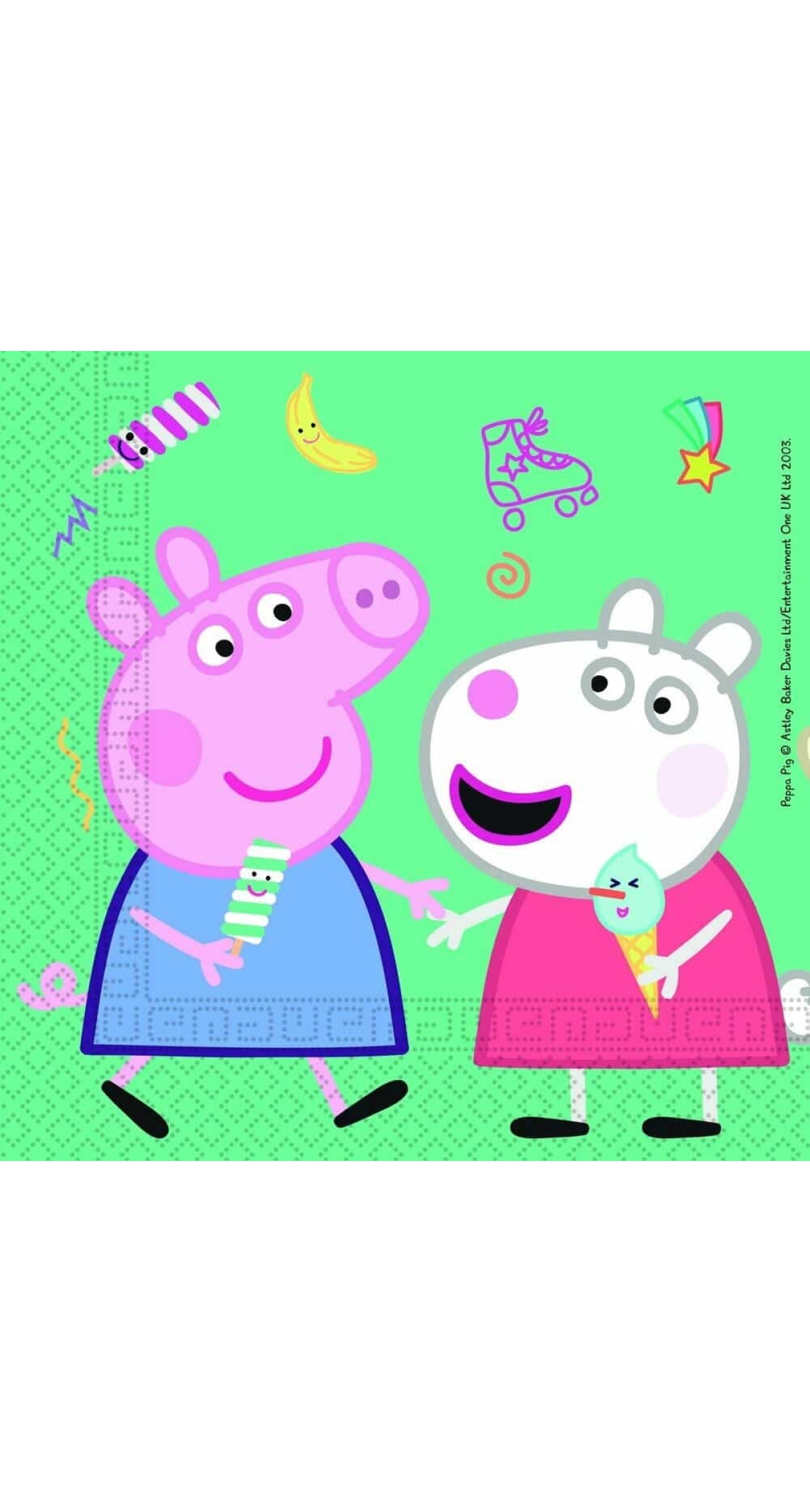 Peppa Pig Messy Play Paper Napkins (33x33cmcm) - 20pk