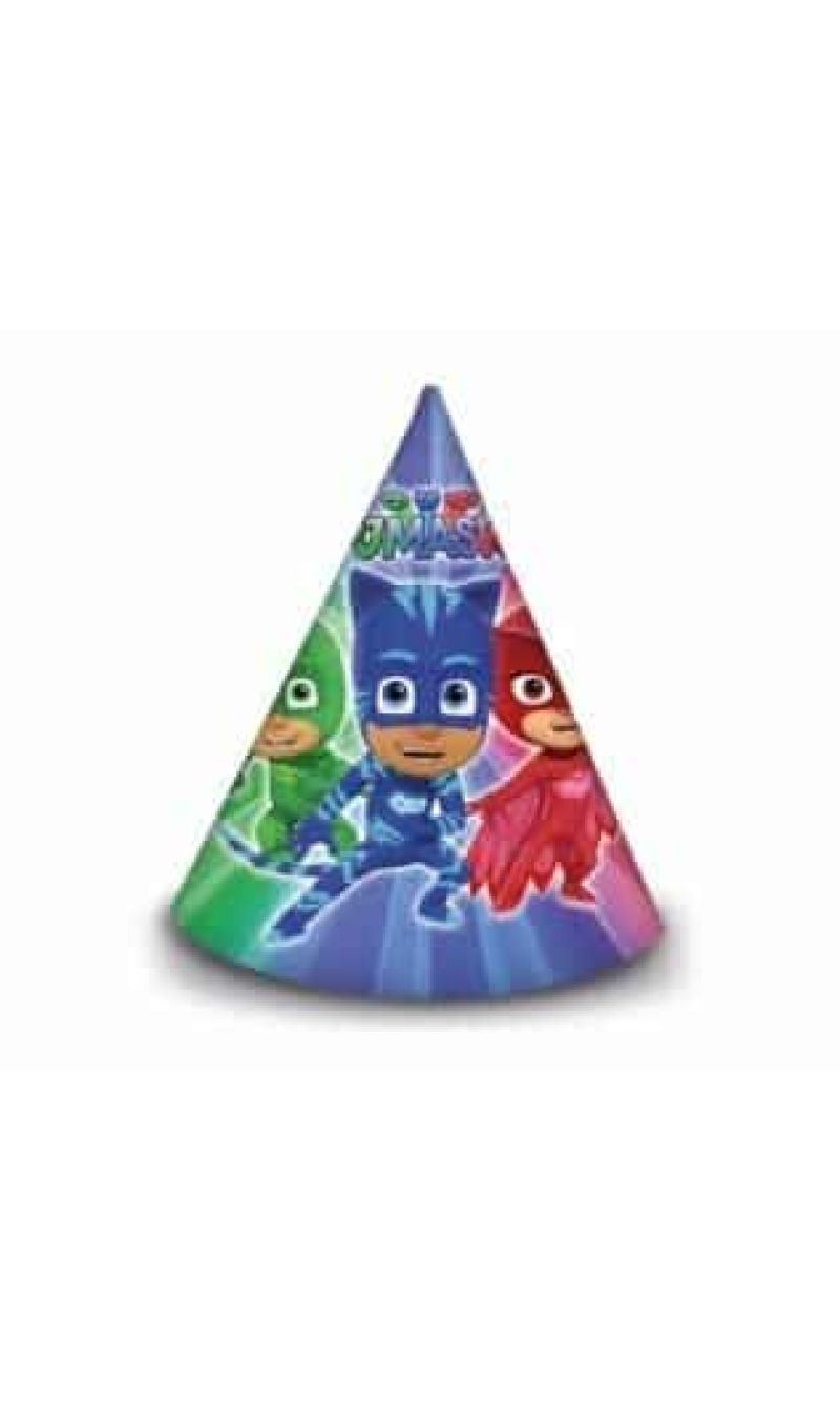 Pj Masks Hats  - 6pk