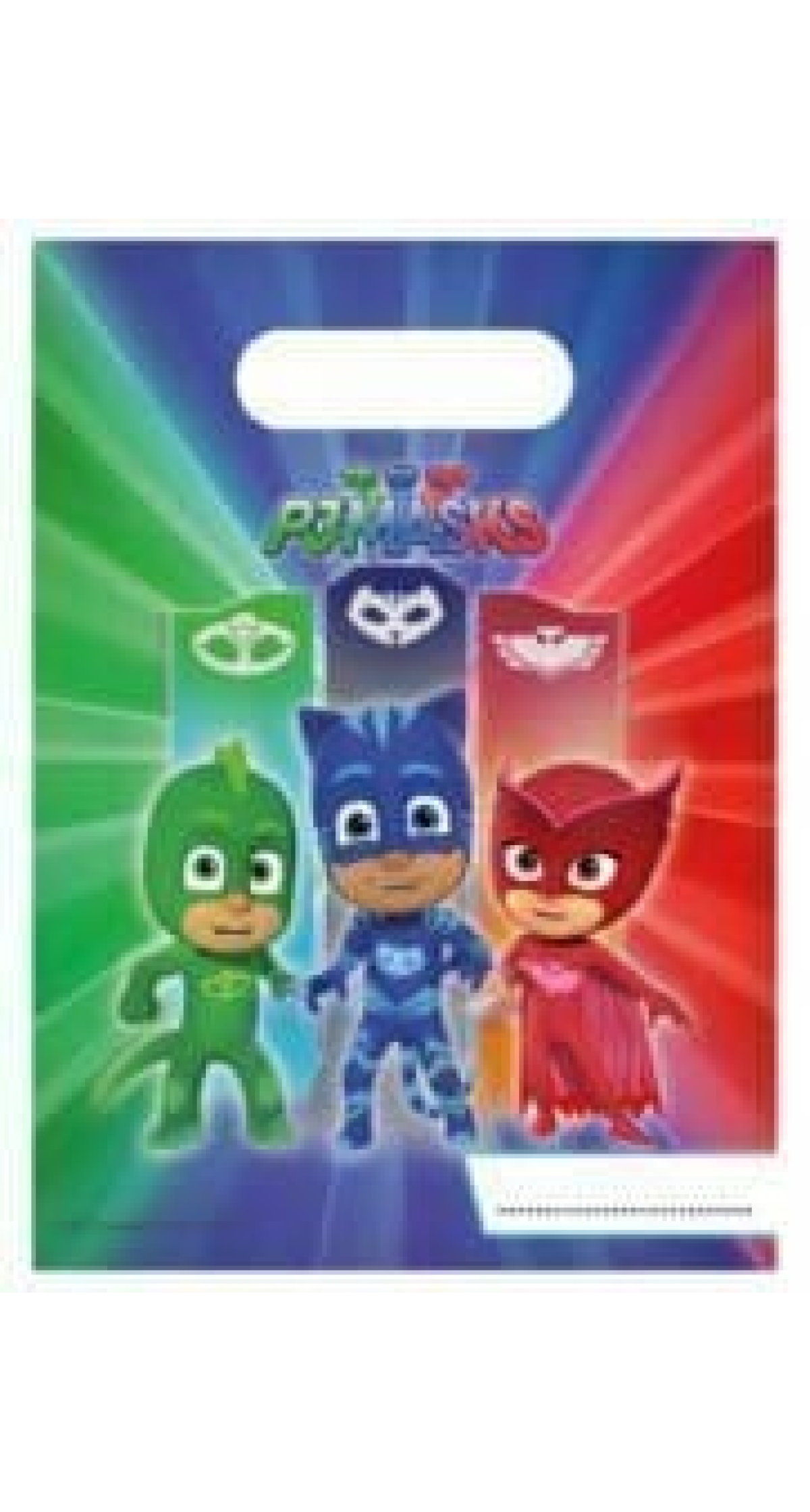 Pj Masks Party Bags  - 6pk
