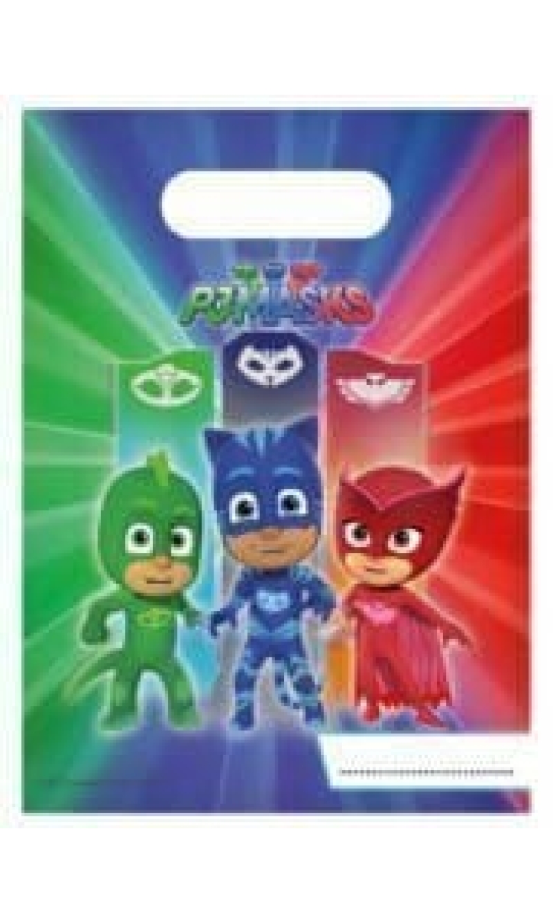 Pj Masks Party Bags  - 6pk