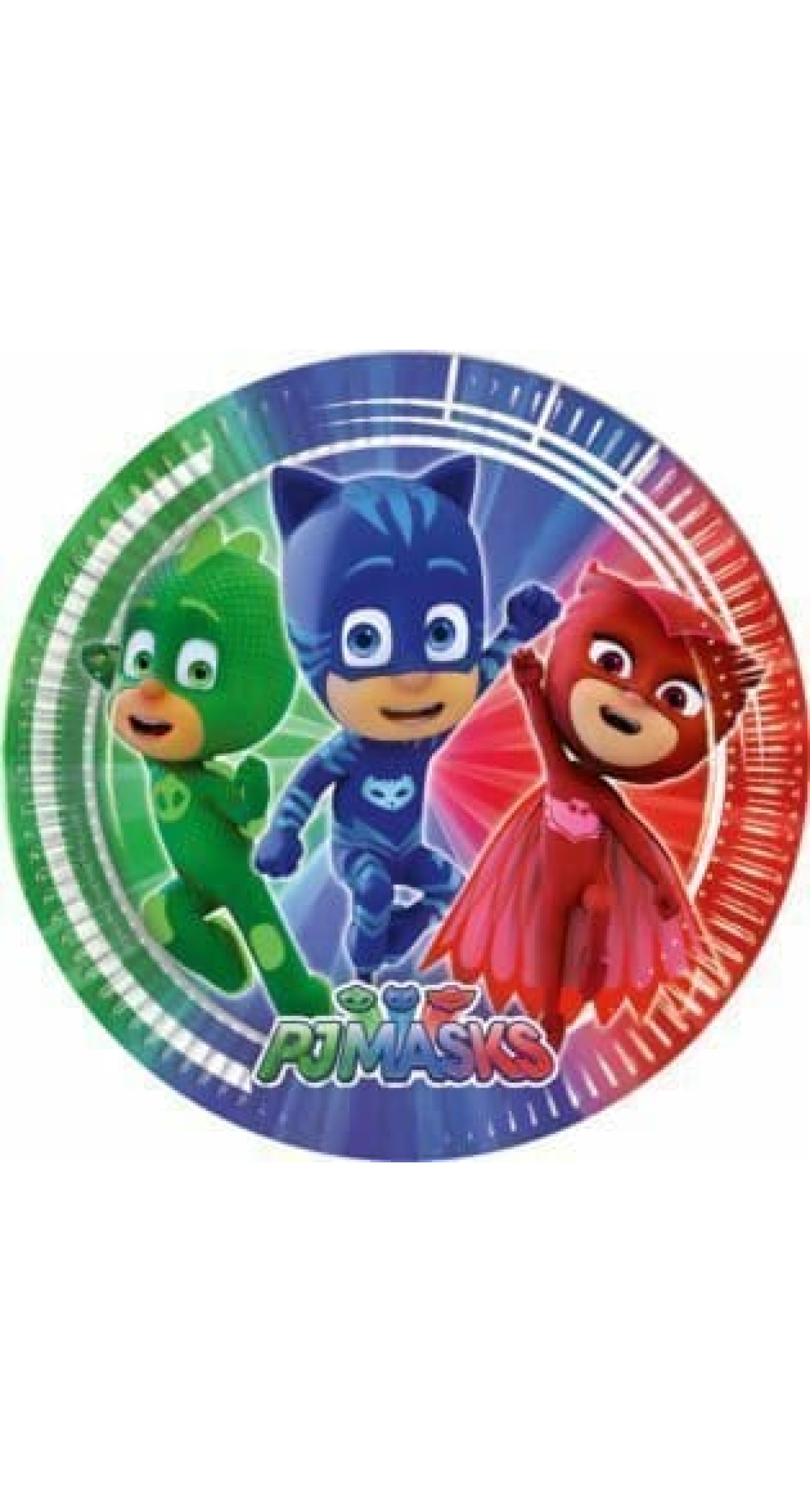 Pj Masks Paper Plates Large  23cm  - 8pk