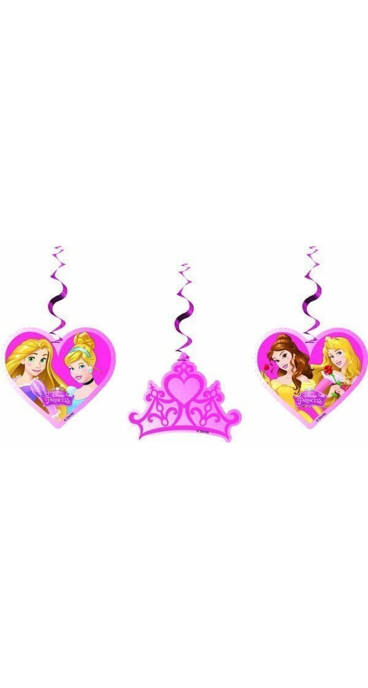 Princess Dreaming Dangling Cut Outs  - 3pk
