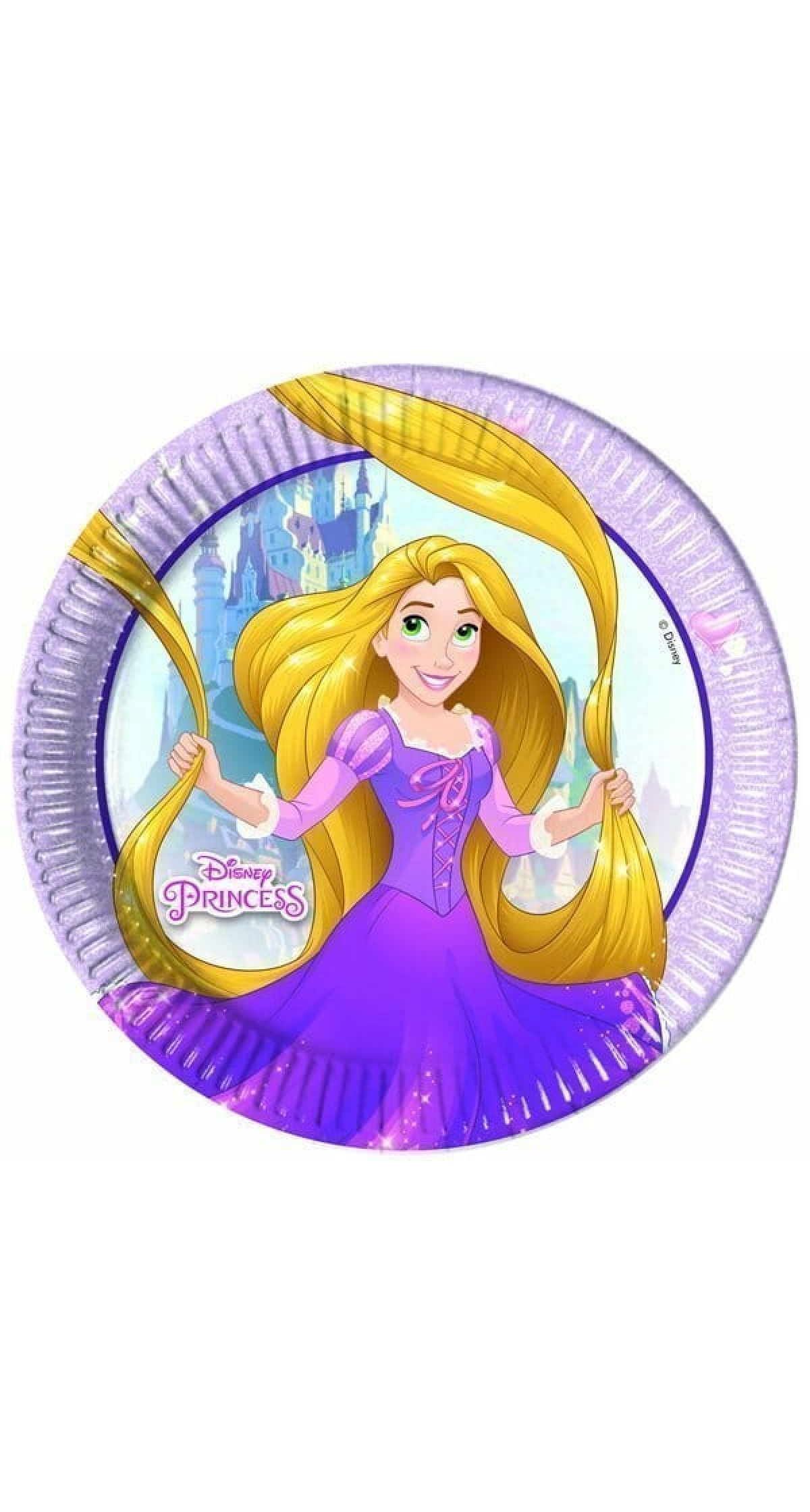 Princess Heartstrong Paper Plates Large 23cm (3 mixed designs)  - 8pk