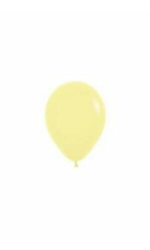 Pastel - Yellow Latex Balloon - (5" / 12cm)