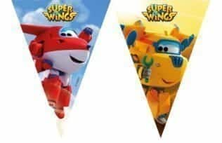 Super Wings Triangle Flag banner ( 9 flags )  - 1pk