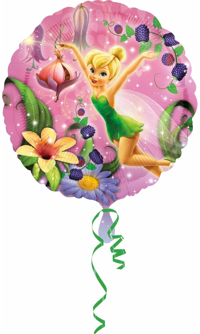 Tinkerbell Round Foil Balloon 17" (43cm)