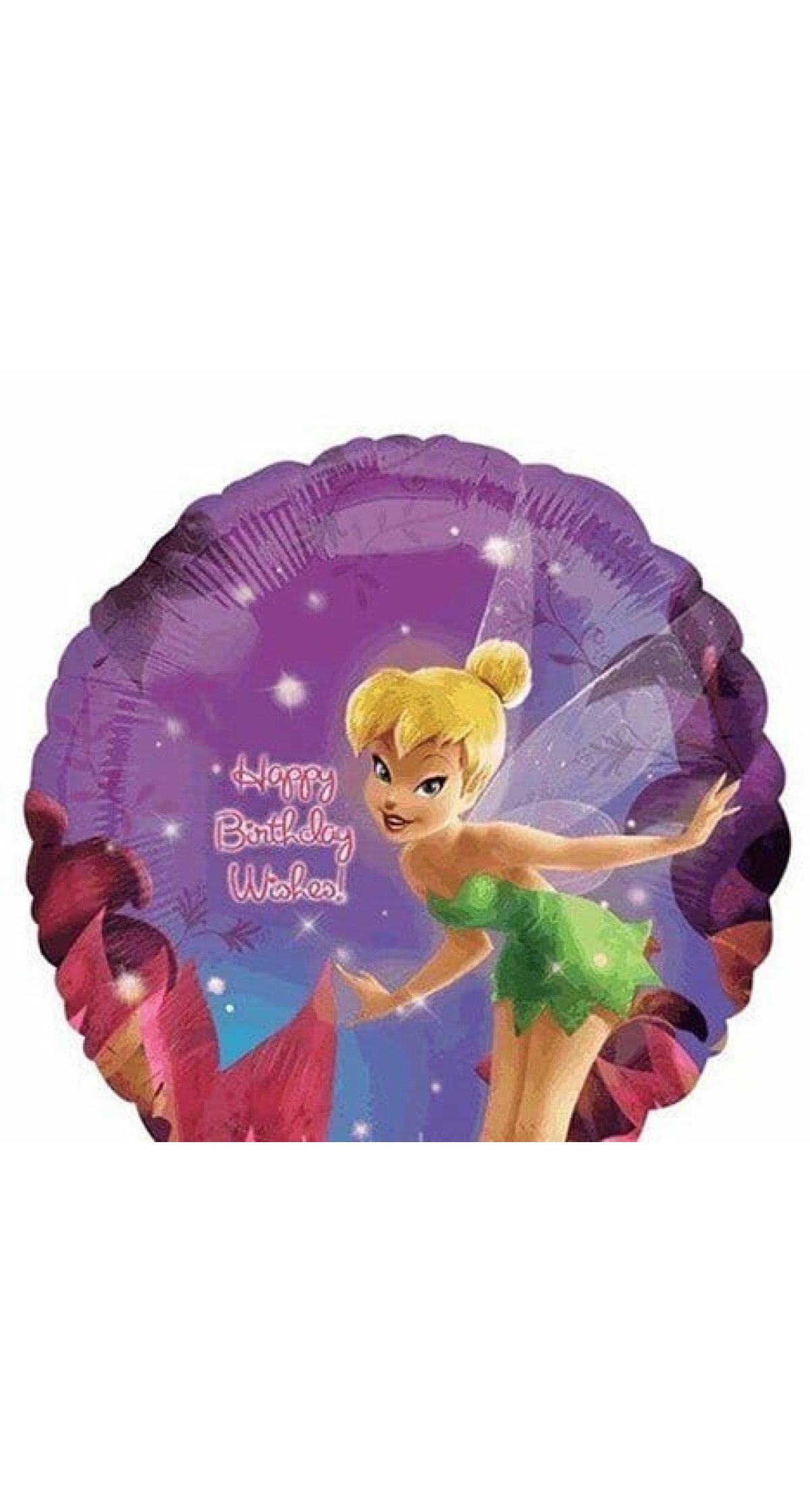Tinkerbell Standard Round Foil Balloon - 18 ''