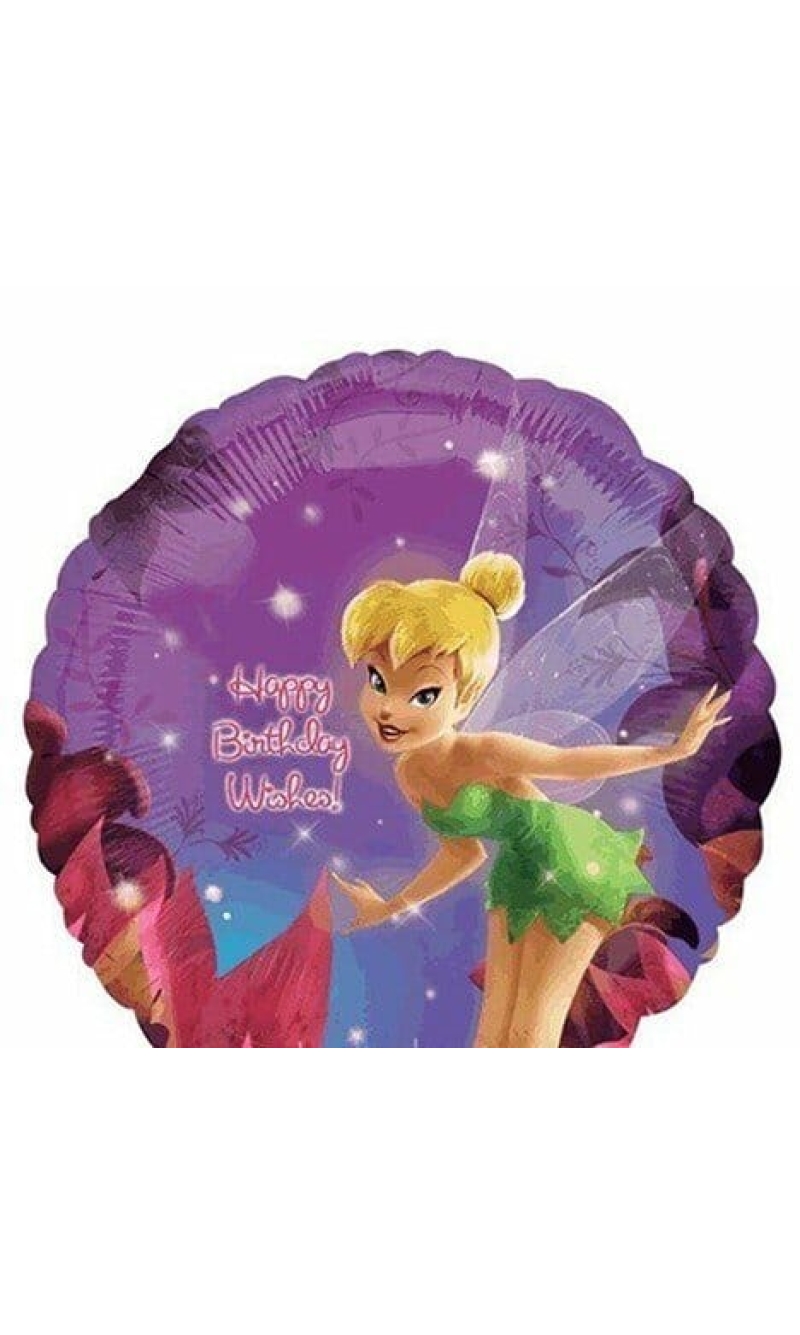 Tinkerbell Standard Round Foil Balloon - 18 ''