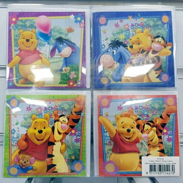 Disney Winnie The Pooh Mini Cards with Envelopes - 20pk