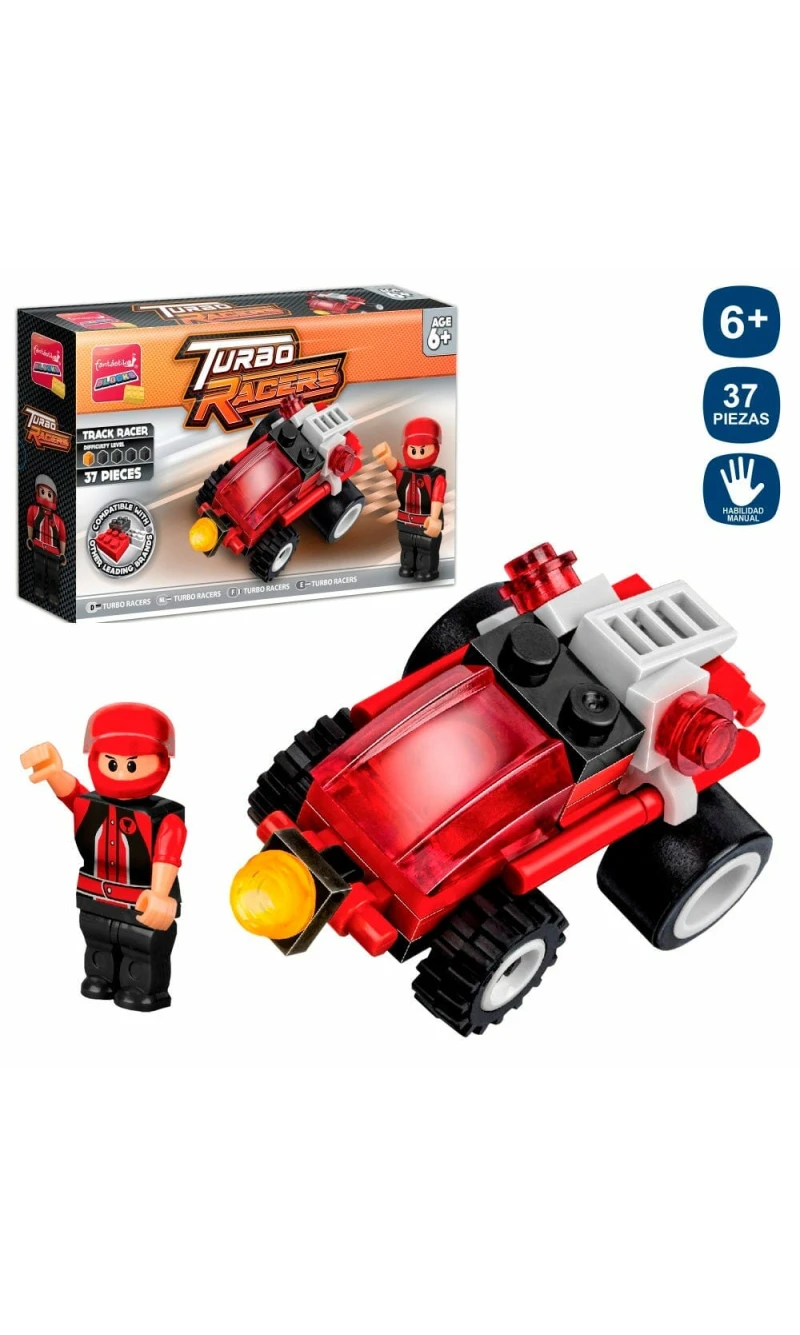 Construction Blocks Turbo Racers - 37pcs