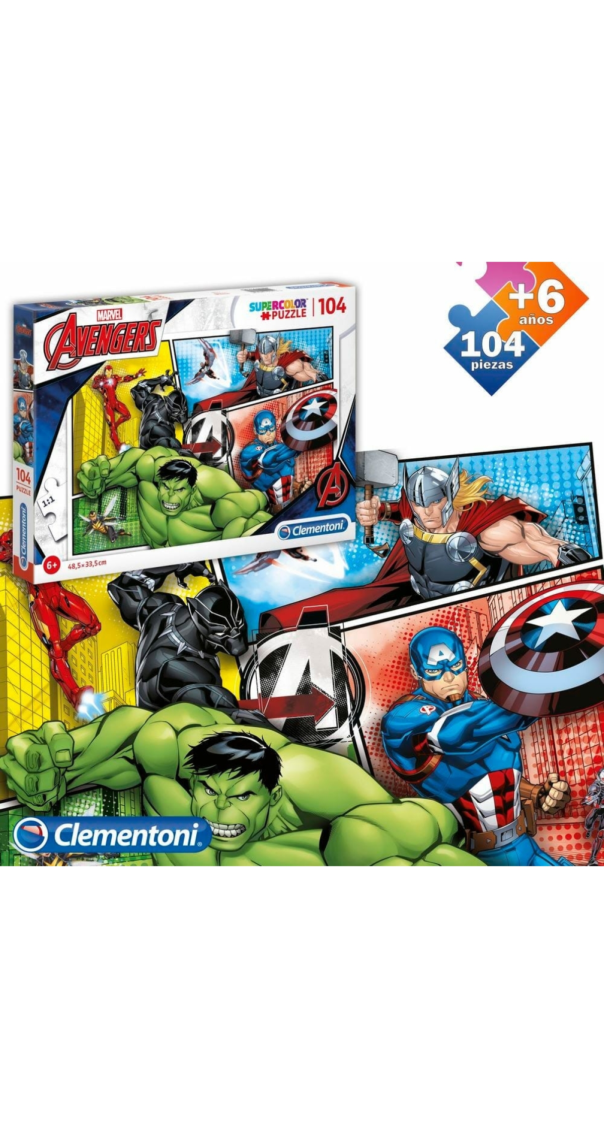 PUZZLE 104 PCS AVENGERS