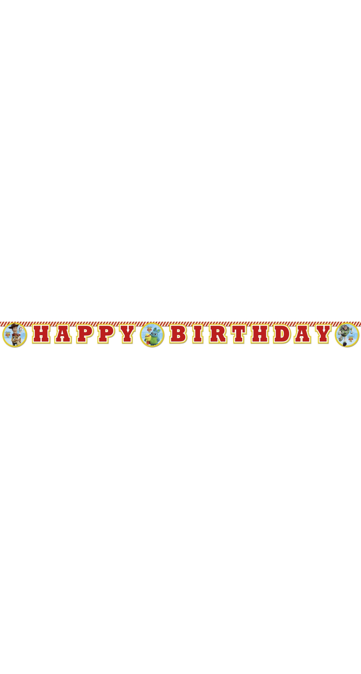 Disney Toy Story Paper Happy Birthday Die-Cut Banner