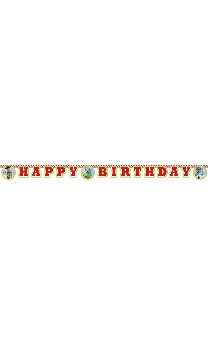 Disney Toy Story Paper Happy Birthday Die-Cut Banner