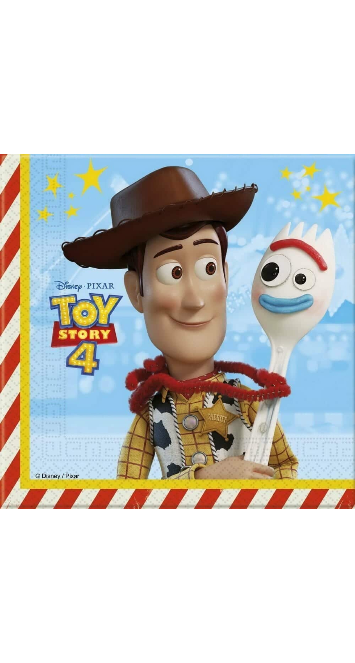 Disney Toy Story Paper Napkins (33x33cm) - 8pk