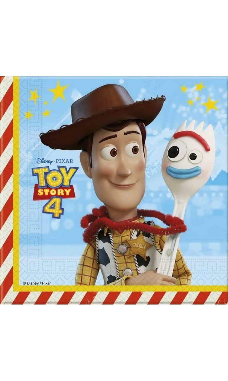 Disney Toy Story Paper Napkins (33x33cm) - 8pk