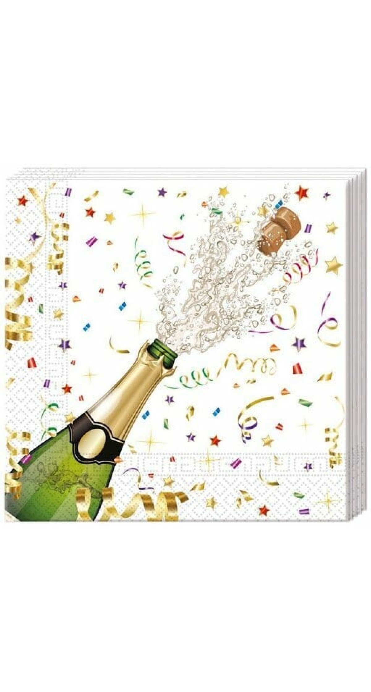 Sparkling Celebration Paper Napkins 33x33cm - 20pk