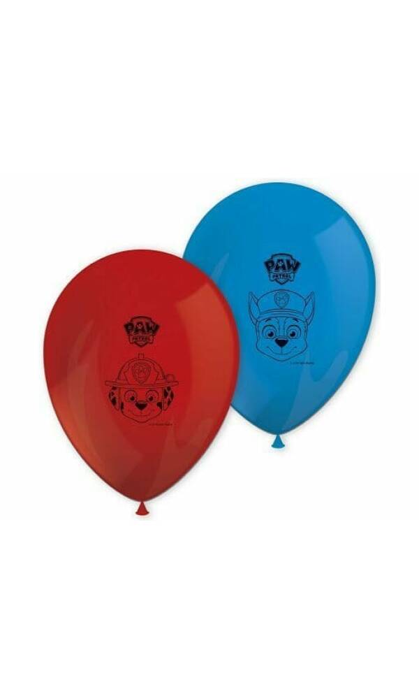 Paw Patrol Ready For Action 11 Inch Helium Balloons - 8pk