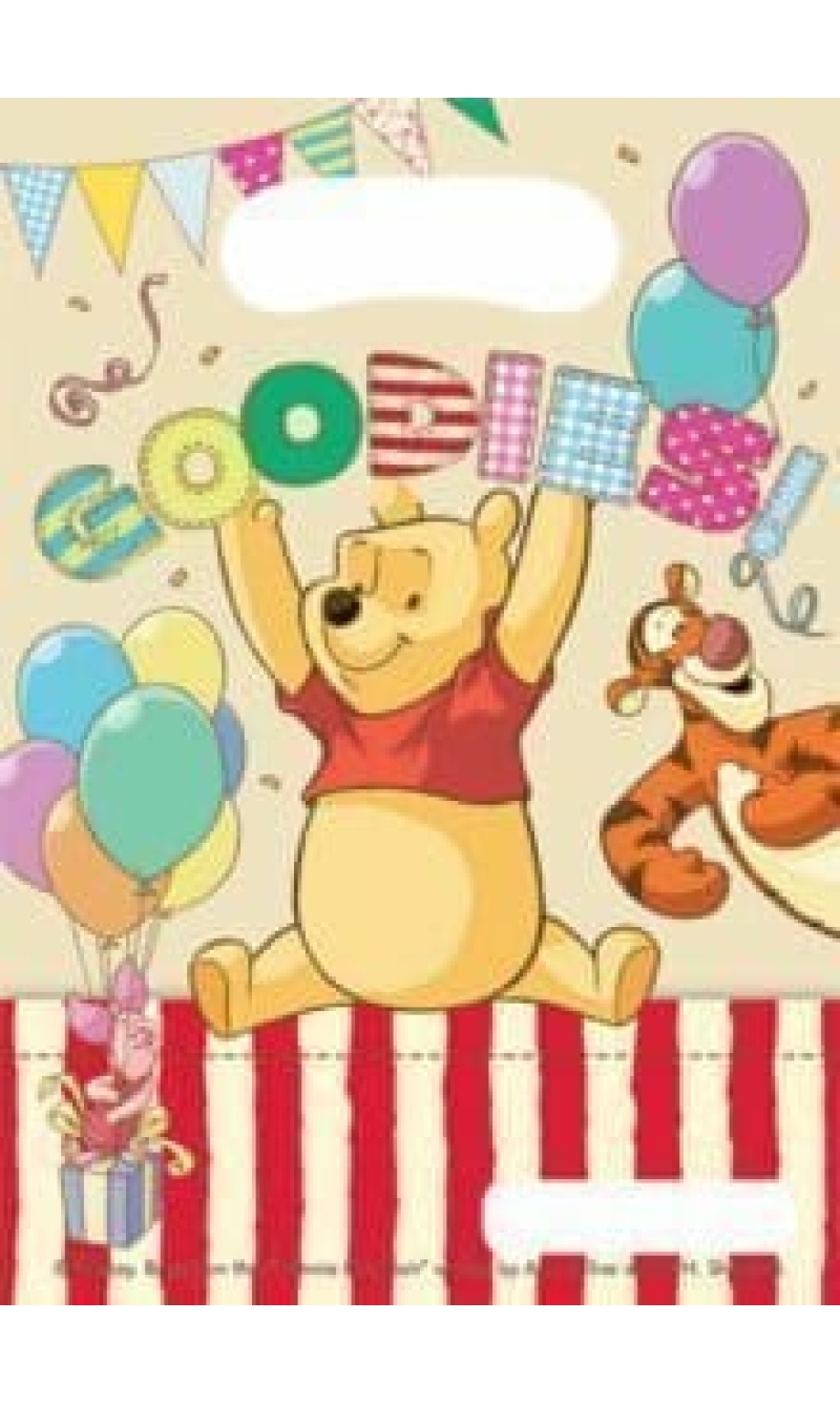 Winnie Alphabet Party Bags  - 6pk