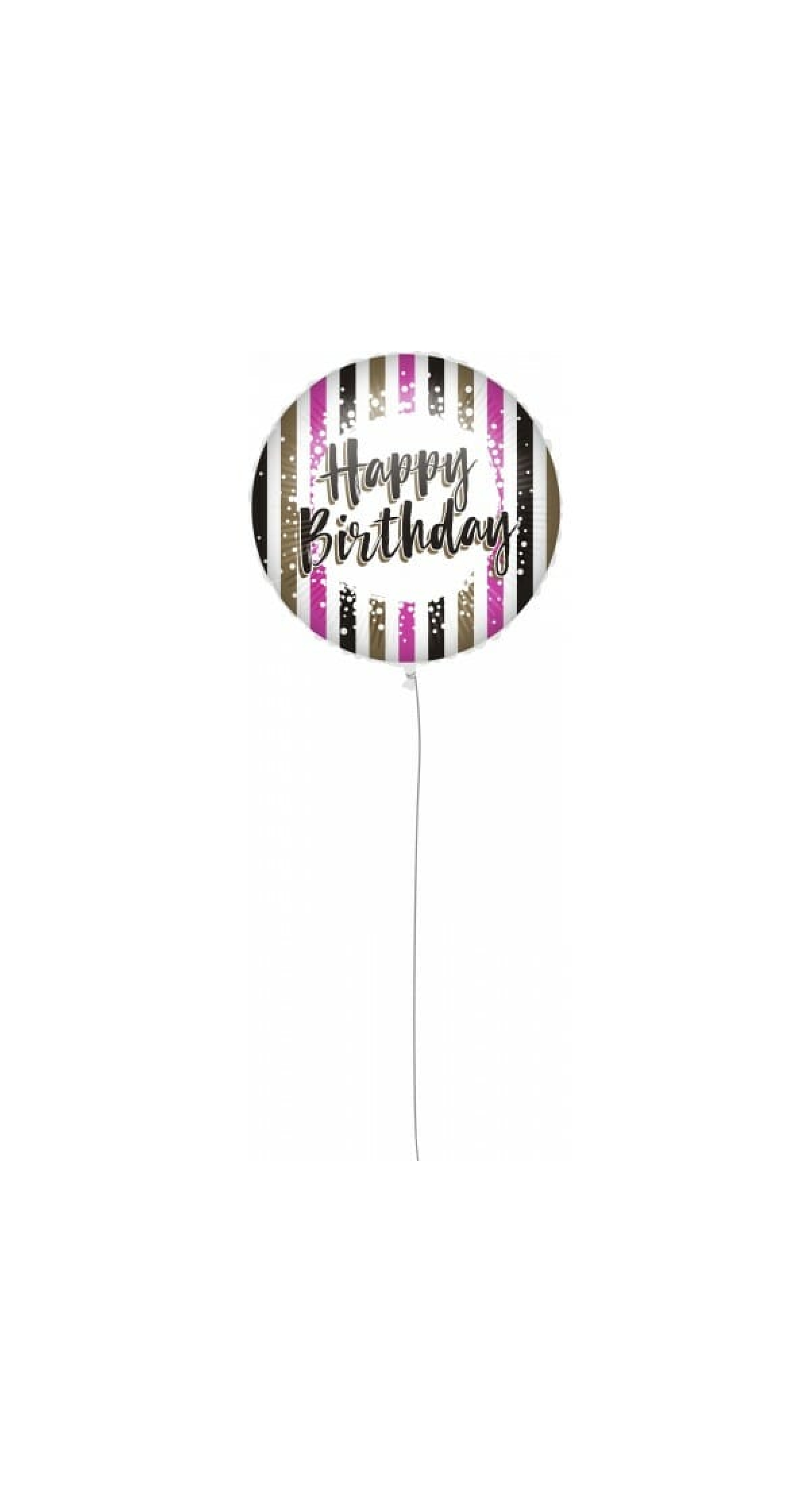 Celebration Pink Round Foil Balloon - 18'' (46cm)