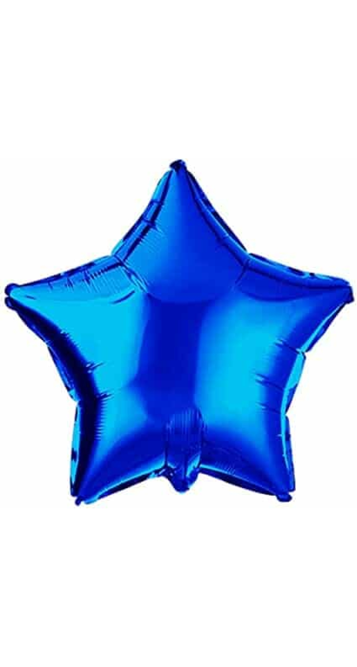 Electric Blue Star Foil Balloon - 18''(46cm)