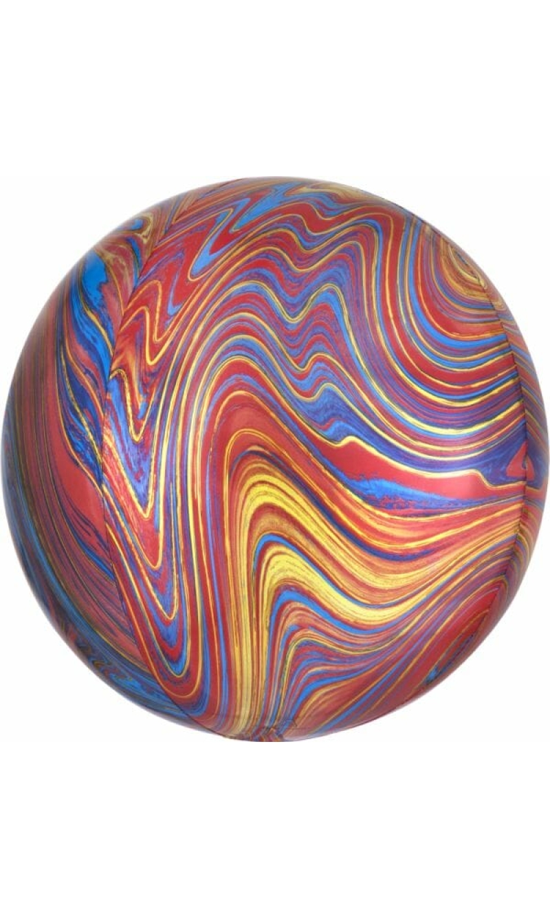 Marblez Colourful Orbz Foil Balloon – 38cm x 40cm