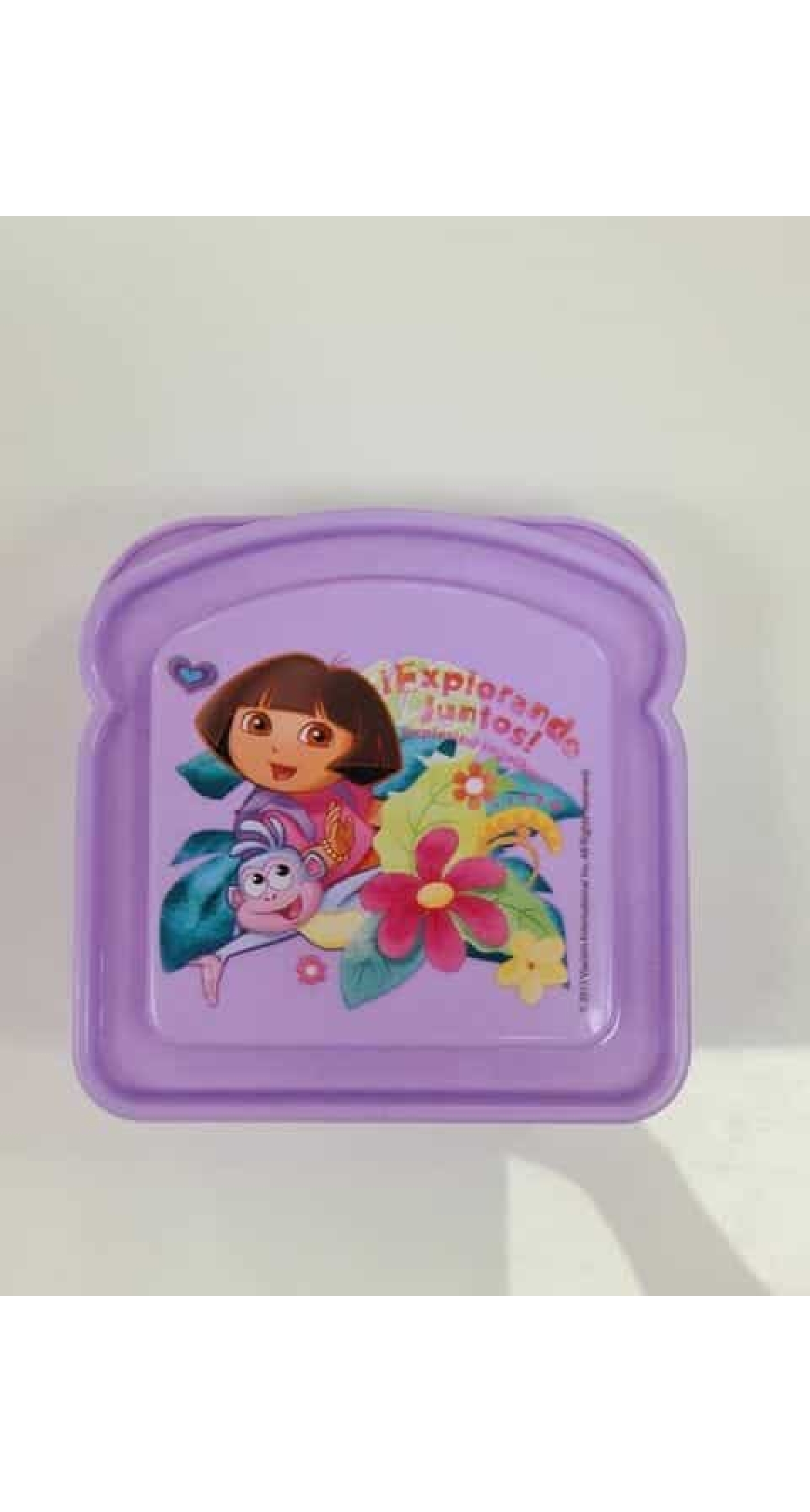 Dora the Explorer Sandwich Container - 13cm x 13cm