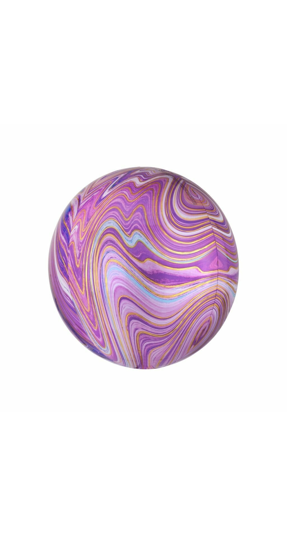 Marblez Purple Orbz Foil Balloon – 38cm x 40cm