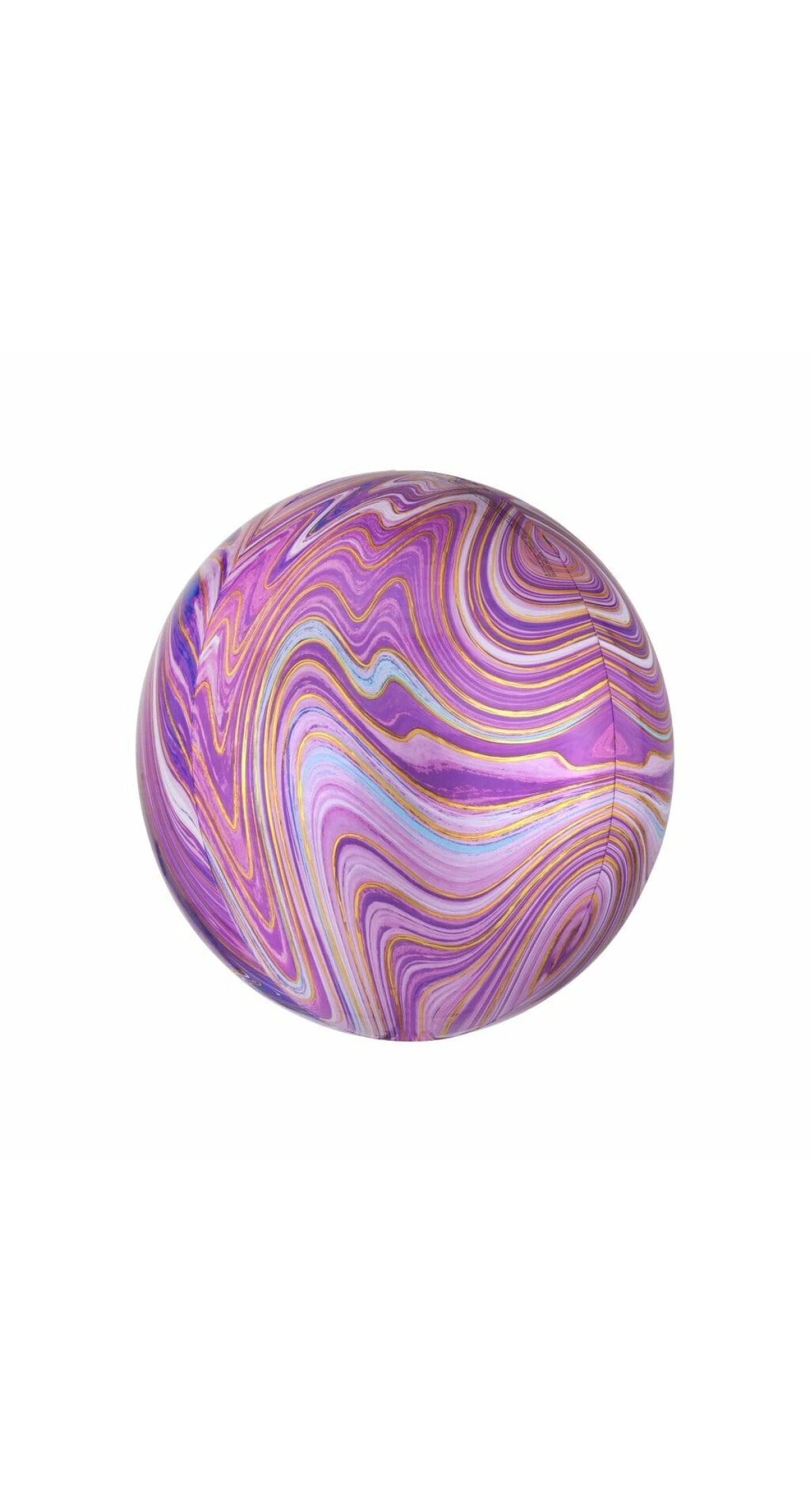 Marblez Purple Orbz Foil Balloon – 38cm x 40cm