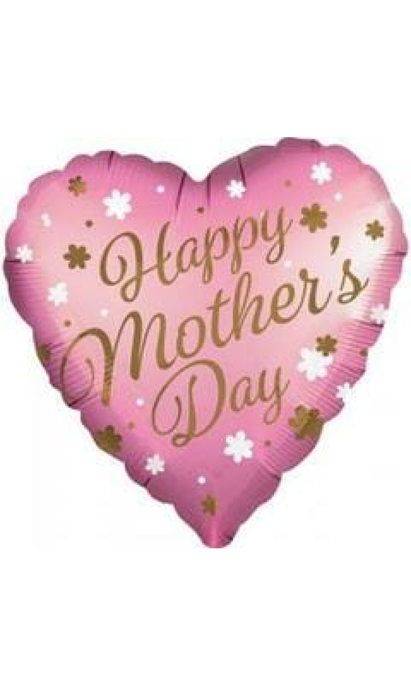 Satin Mother's Day Pink Jumbo Foil Balloon - 28'' (71cm)