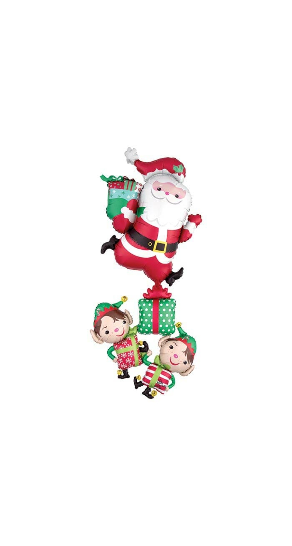 Santa & Elves Giant Foil Multi-Balloon - 29" x 63"