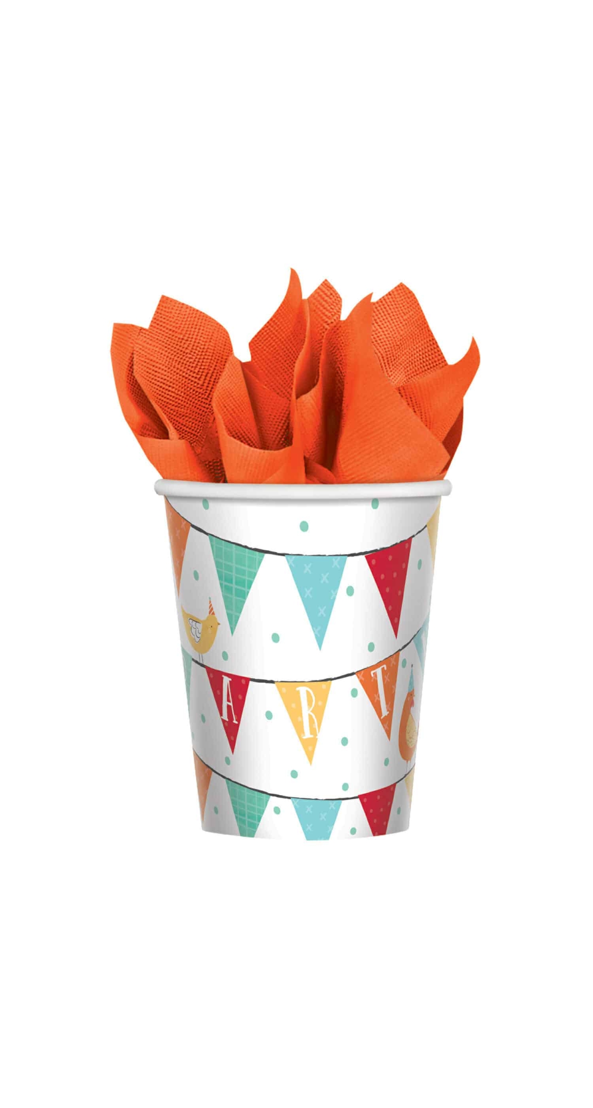 Barnyard Birthday Paper Cups 266ml - 8pk