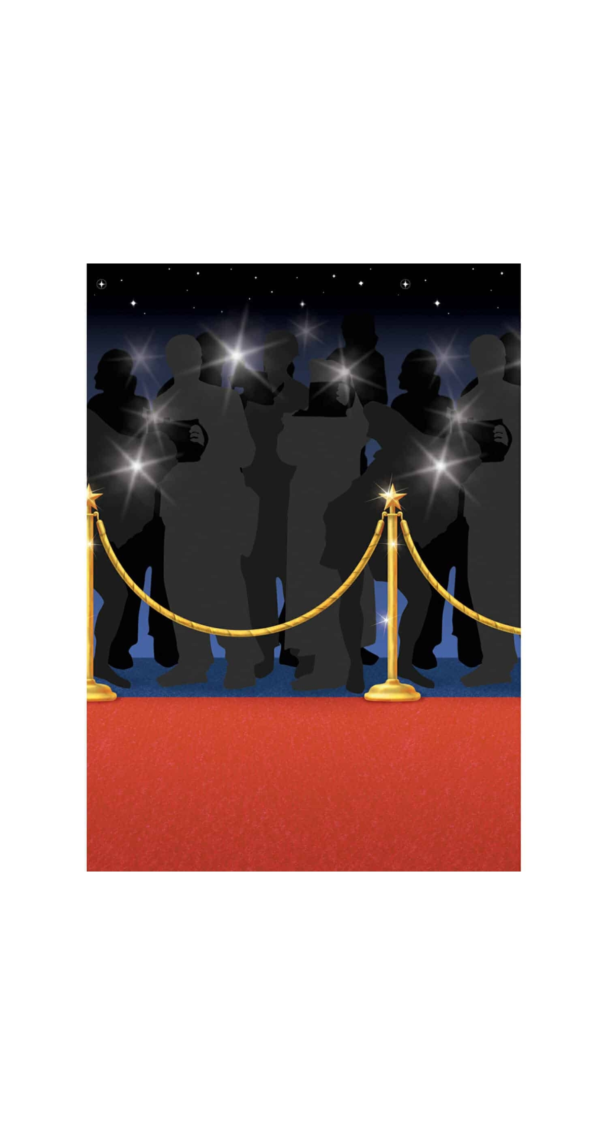 Scene Setter Roll Red Carpet Plastic - 1.2m x 12.1m