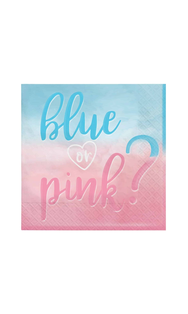 The Big Reveal Napkins 33 x 33cm - 16pk