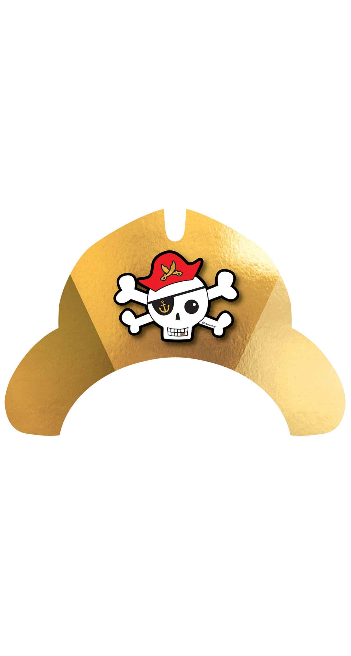 Pirates Map Party Hat - 8pk