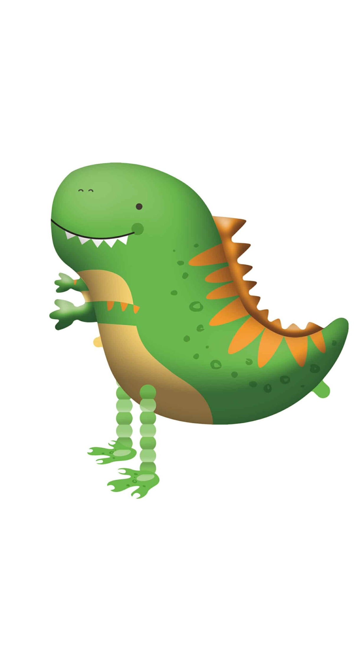 Walking Balloon Buddies Dinosaur Foil Balloon - 65cm x 75cm