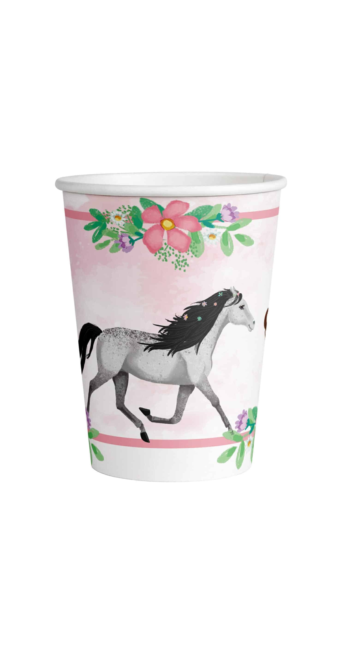 Beautiful Horses Paper Cups 250ml - 8pk