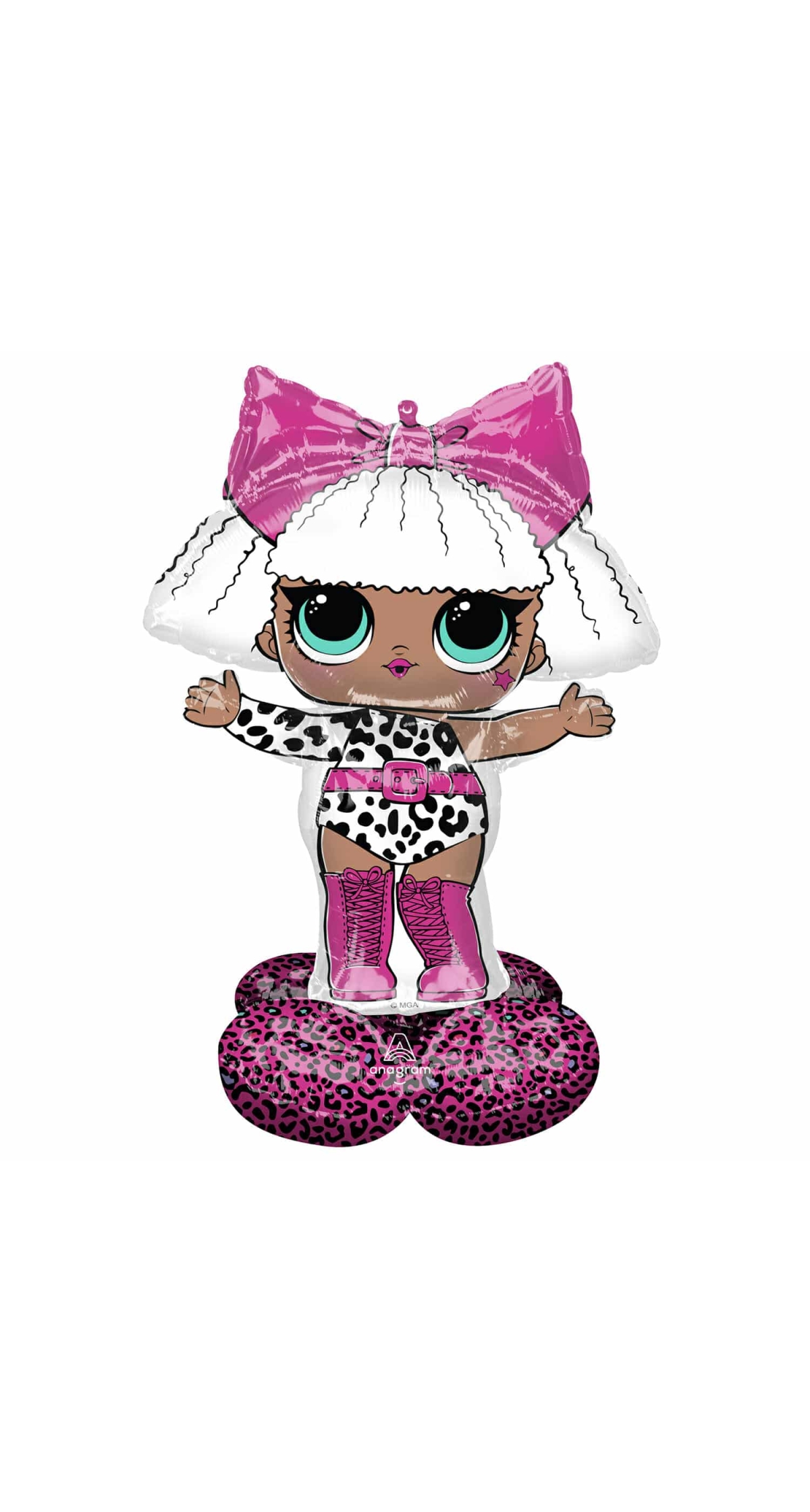 AirLoonz LOL Glam Diva Foil Balloon  88cm x 119cm - Air Fill Only