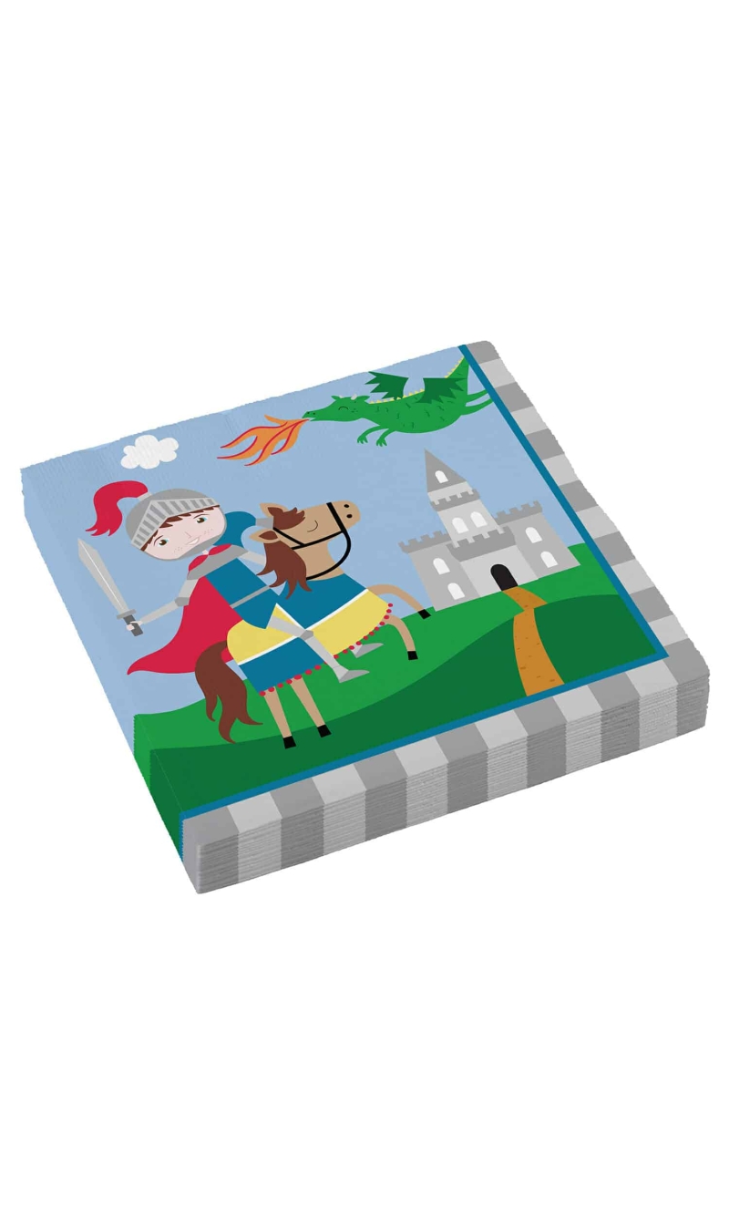 Knight Napkins 33 x 33cm - 20pk
