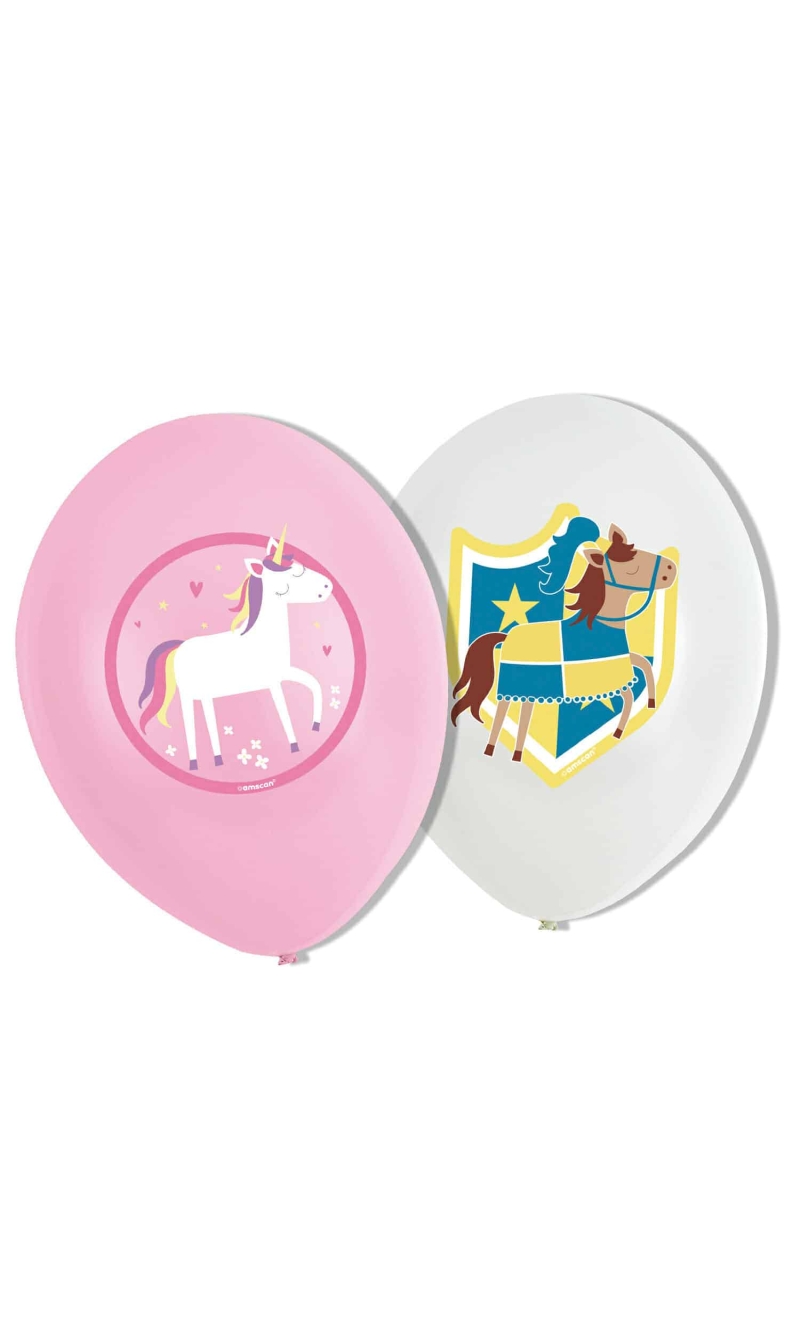 Princess & Knight Latex Balloons 27,5cm/11'' - 6pk